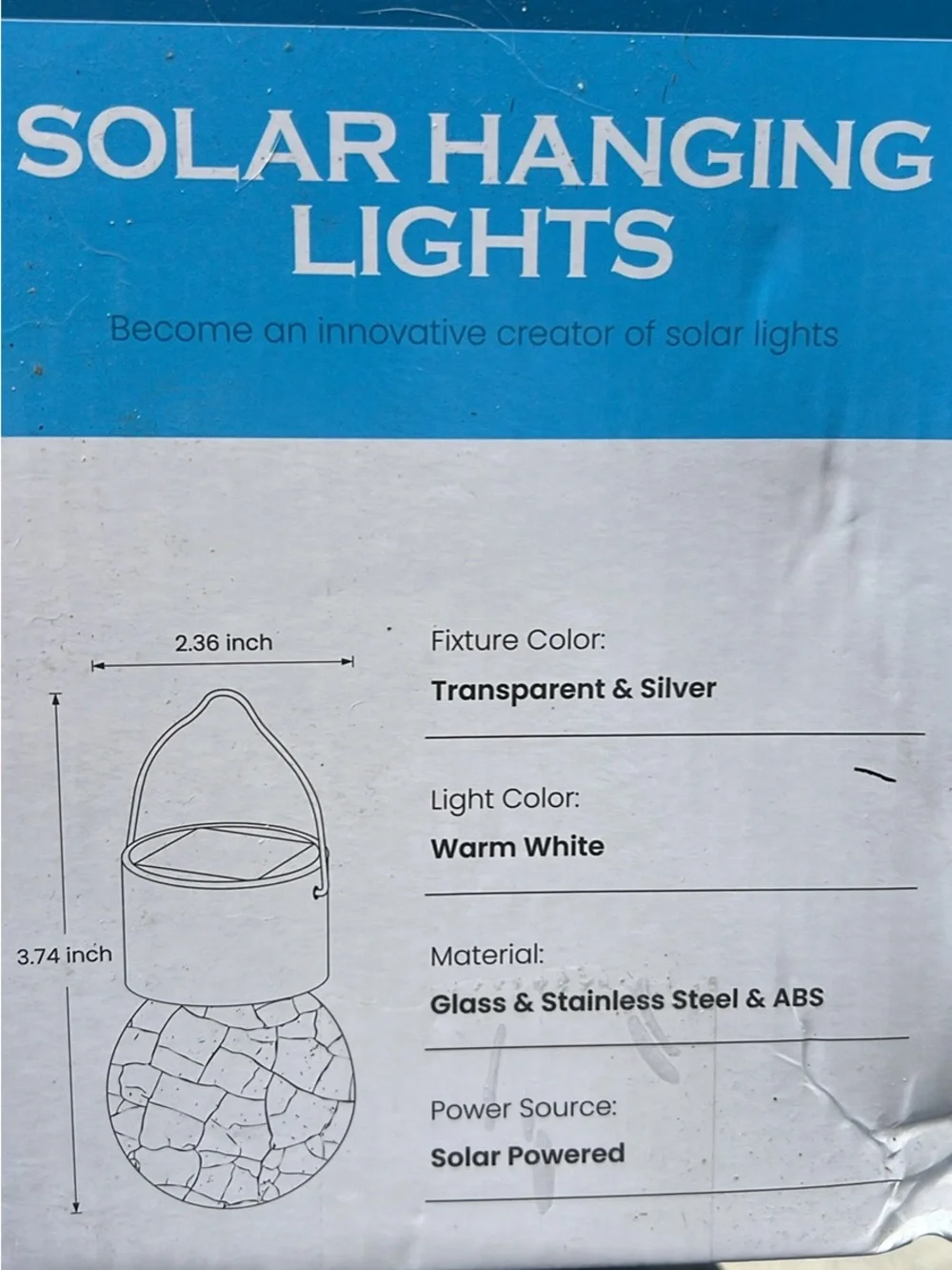 Clear Crackle Globe String Lights - Warm White Crackle Bulbs